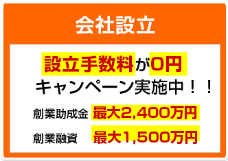 融資・助成金相談　受給実績　助成金2550円（平成23年6月）　成功報酬　スピーディーな融資対応